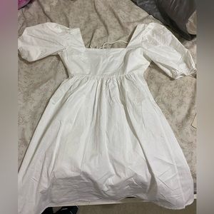 white babydoll dress
